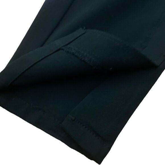 New York & Co 7th Avenue Black Skinny Stretchy Pants Women's Size 4 Bottom Slit - Picture 5 of 11